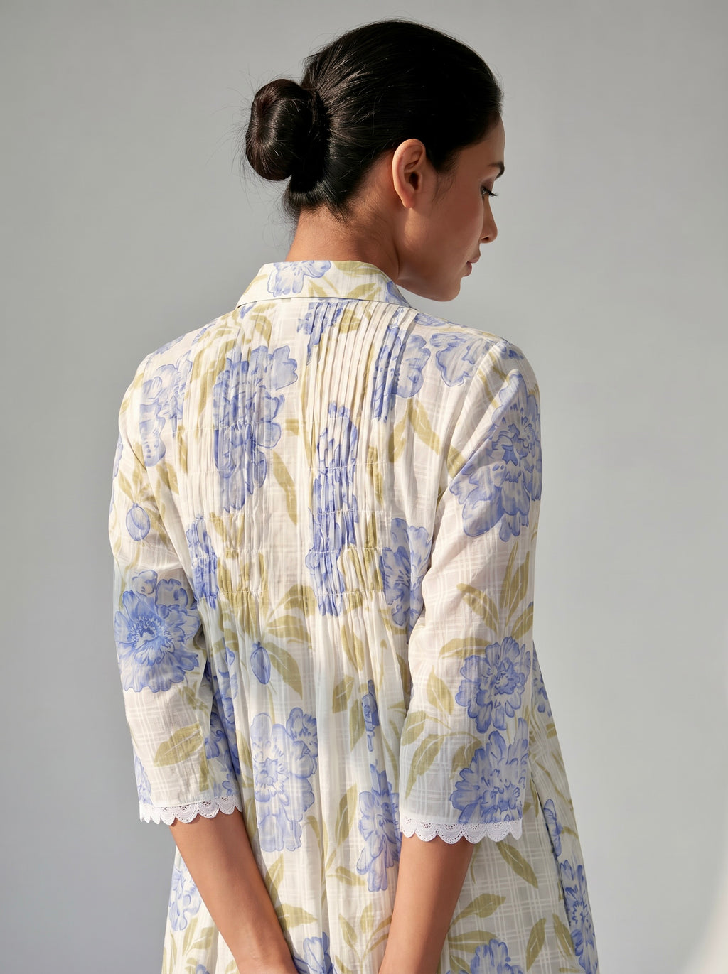 Blue Meadow Cotton Dress