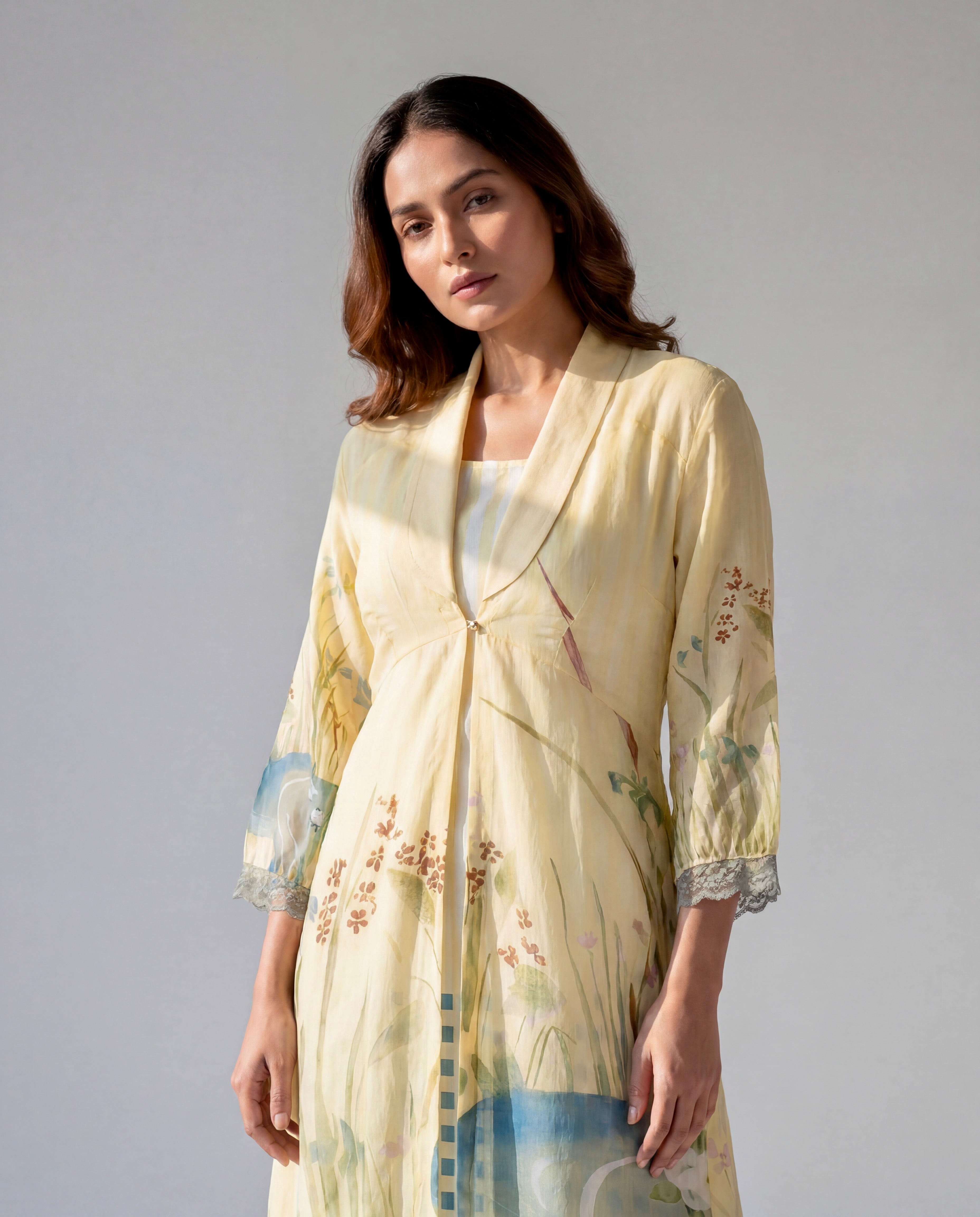 Butter Bloom Jacket Set