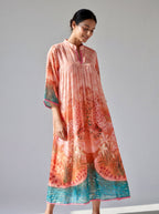 Blush Safari Bloom Cotton Dress