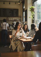 Hand-Painted Short Kurti with Pants