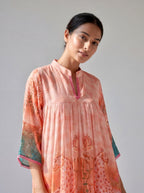 Blush Safari Bloom Cotton Dress