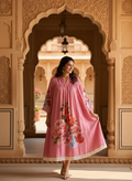 Blossoms in Pink Floral Ensemble