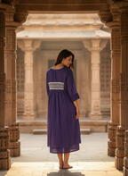 Vintage Rose A-Line Kurti