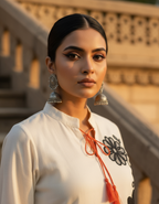 Ivory Charm Layered Kurti