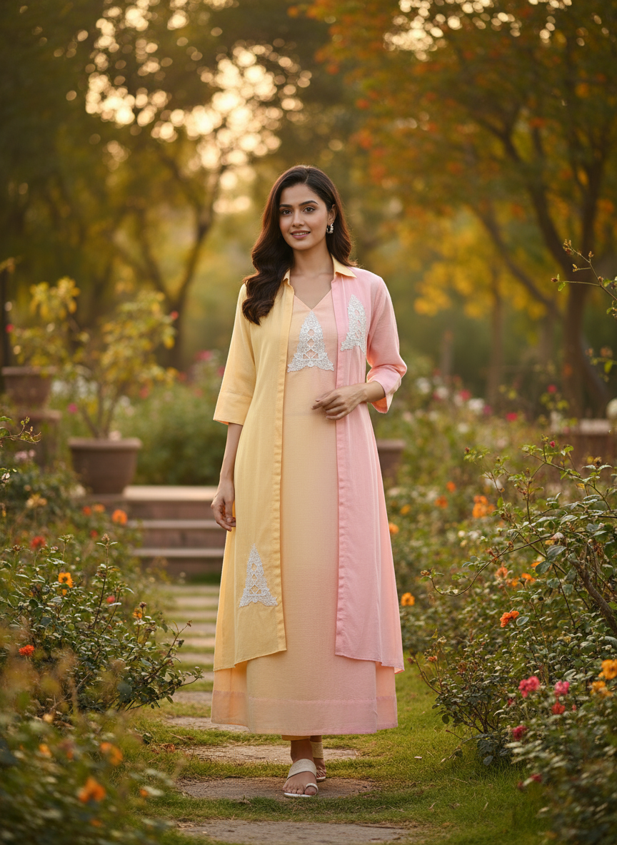 Sunset Hues Kurta Set